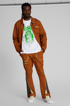 PUMA x LAMELO BALL LaFrancé Men's Work Jacket, Teak-Chestnut Brown, extralarge
