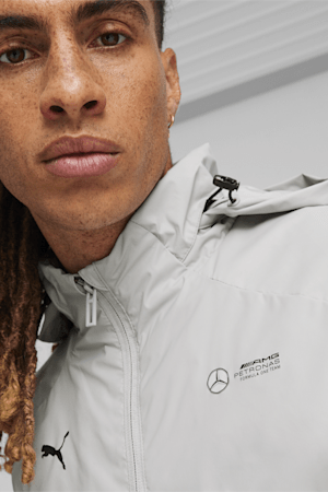 Mercedes-AMG Petronas Motorsport Men's Woven Jacket, Team Silver, extralarge-GBR