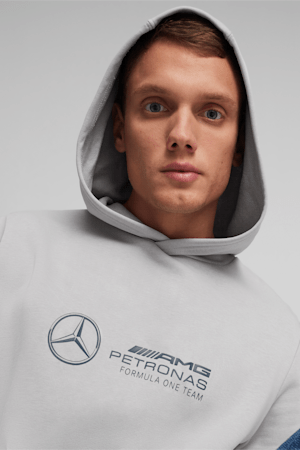 Hoodie Mercedes-AMG Petronas Motorsport Homme, Team Silver, extralarge