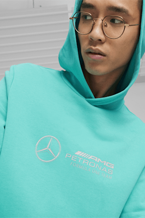 Hoodie Mercedes-AMG Petronas Motorsport Homme, Sheen Green, extralarge