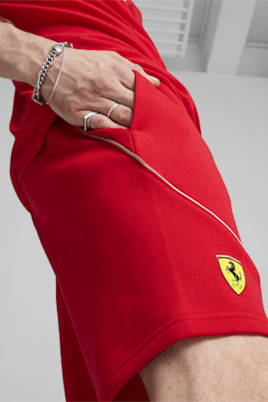Scuderia Ferrari Men's Motorsport Race Shorts, Rosso Corsa, extralarge