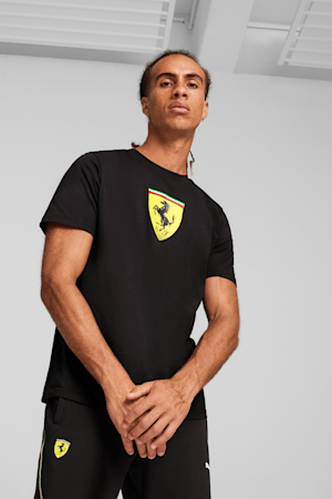 Scuderia Ferrari Race Men's Tee, PUMA Black, extralarge