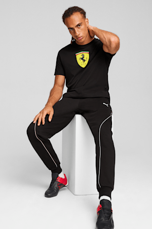 Scuderia Ferrari Race Men's Tee, PUMA Black, extralarge