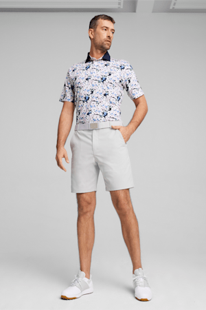 PUMA x Arnold Palmer Floral Men's Polo, White Glow-Deep Navy, extralarge-GBR