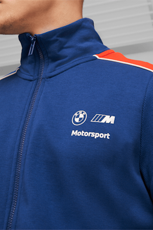 BMW M Motorsport MT7+ Men's Sweat Jacket, Pro Blue-M Color, extralarge