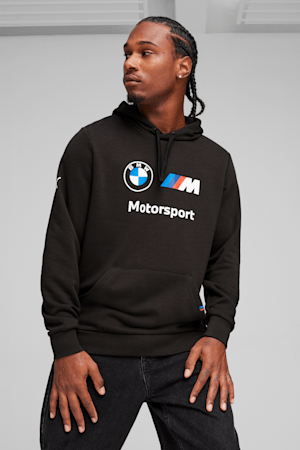 BMW M Motorsport ESS Men's Hoodie, PUMA Black, extralarge