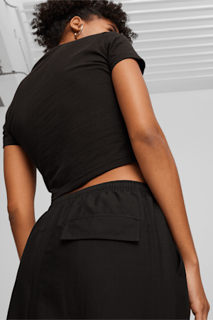 DARE TO Women's Midi Woven Skirt, PUMA Black, extralarge-GBR