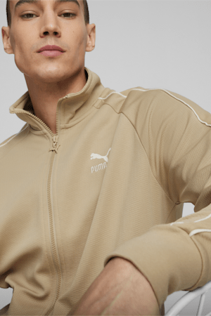 T7 Men's Track Jacket, Prairie Tan, extralarge-GBR