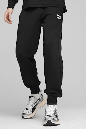 T7 Men's Track Pants, PUMA Black, extralarge-GBR