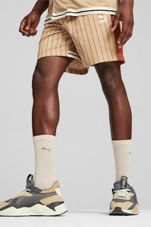 T7 Men's Mesh Shorts, Prairie Tan-AOP, extralarge-GBR