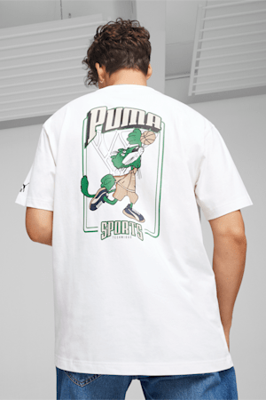 T-shirt à imprimés FOR THE FANBASE PUMA TEAM Homme, PUMA White, extralarge