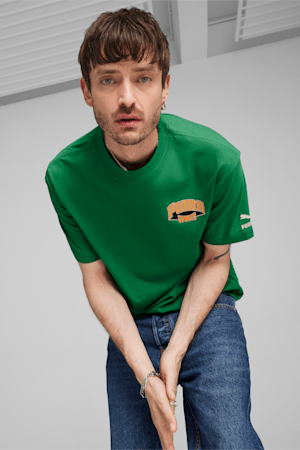 T-shirt à motif PUMA Team Homme, Archive Green, extralarge