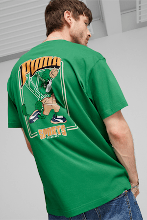 T-shirt à imprimés FOR THE FANBASE PUMA TEAM Homme, Archive Green, extralarge