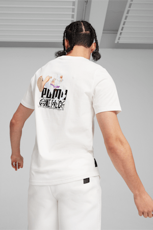 T-shirt à imprimés PUMA x One Piece, PUMA White, extralarge