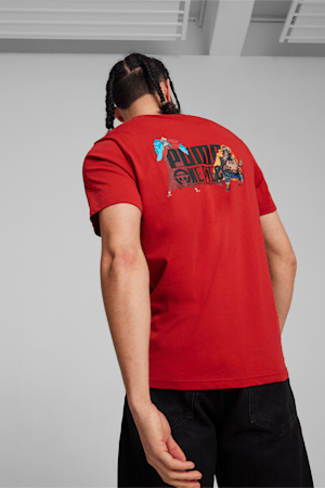 PUMA x ONE PIECE Graphic Men's Tee, Club Red, extralarge