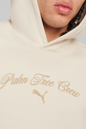 PUMA X Palm Tree Crew Men's Graphic Hoodie, Alpine Snow, extralarge-GBR