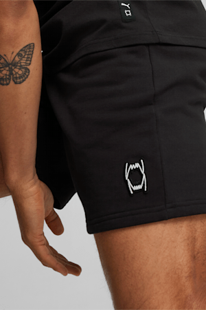 Pivot Basketball Sweat Shorts, PUMA Black, extralarge-GBR