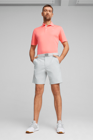 Pure Solid Men's Golf Polo, Melon Punch, extralarge-GBR