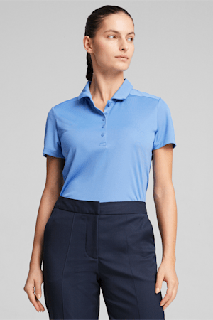 W Pure Women's Golf Polo, Blue Skies, extralarge-GBR