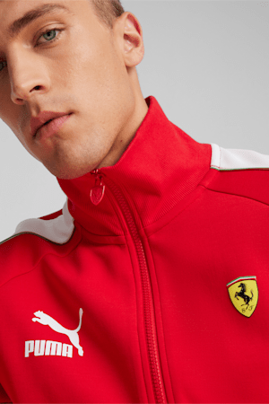 Scuderia Ferrari Race Iconic T7 Men's Motorsport Jacket, Rosso Corsa, extralarge-GBR