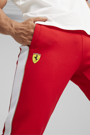 Scuderia Ferrari Race Iconic T7 Men's Motorsport Pants, Rosso Corsa, extralarge-GBR