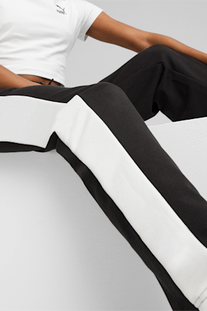 Puma штани classics relaxed women's pants - Black Leather trousers Balmain  - GenesinlifeShops Canada