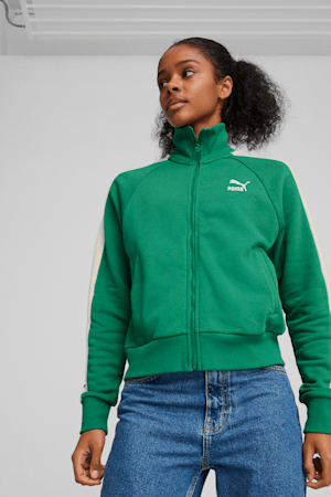 ICONIC T7 Women's Track Jacket, Archive Green, extralarge