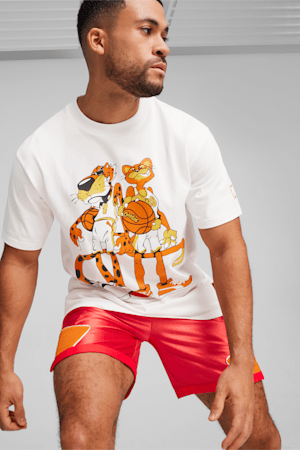 PUMA HOOPS x CHEETOS® Men's Tee I, PUMA White, extralarge