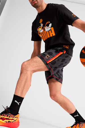 PUMA HOOPS x CHEETOS® Men's Mesh Basketball Shorts, PUMA Black, extralarge