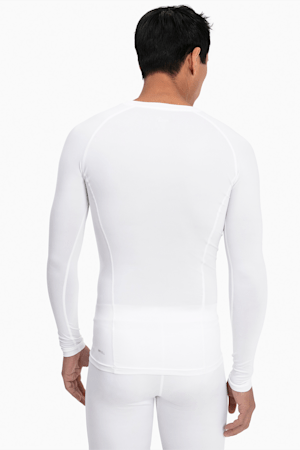 LIGA Baselayer Long Sleeve Men's Tee, Puma White, extralarge-GBR