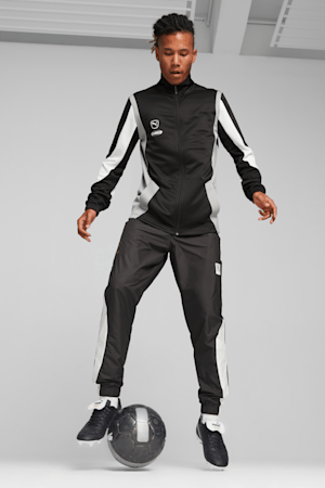 KING Pro Men's Jacket, PUMA Black-Concrete Gray, extralarge