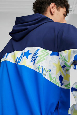 Neymar Jr Men's Football Jacket, Persian Blue-Racing Blue, extralarge-GBR