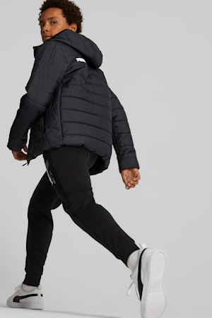 Essentials Padded Jacket Youth, Puma Black, extralarge-GBR