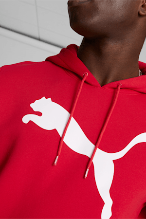 Big Cat Men's Logo Hoodie, For All Time Red, extralarge
