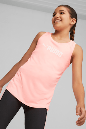 PUMA FIT Layered Youth Tank Top, Koral Ice, extralarge-GBR