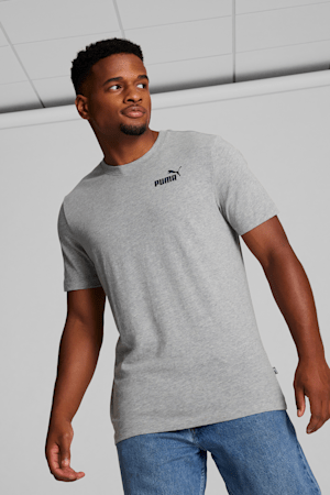 Essentials No. 1 Logo Men's Tee, Medium Gray Heather, extralarge