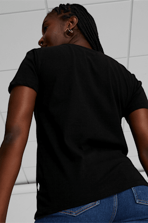 Ombre Script Women's Tee , PUMA Black, extralarge