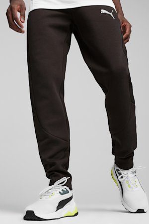 Puma joggers white stripe shop