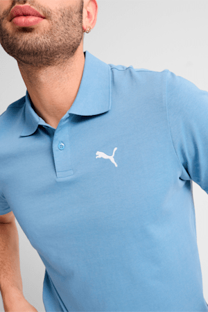 Essential Men's Polo, Zen Blue, extralarge