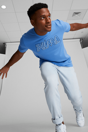Men's PUMA Graphic Tee, Regal Blue, extralarge