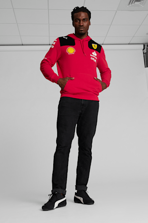 Scuderia Ferrari 2023 Team Replica Hoodie, Rosso Corsa, extralarge