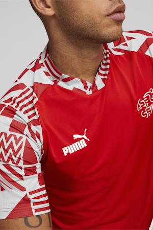 Switzerland Football Pre-match Jersey Men, Puma Red-Smoked Pearl, extralarge-GBR