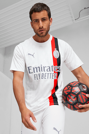 AC Milan 23/24 Away Jersey Men, PUMA White-Feather Gray, extralarge-GBR