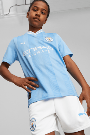 Manchester City 23/24 Home Jersey Youth, Team Light Blue-PUMA White, extralarge-GBR