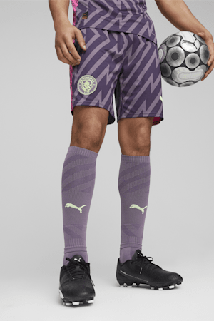 Manchester City Goalkeeper Shorts, Purple Charcoal-Ravish, extralarge-GBR