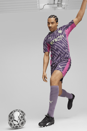 Manchester City Goalkeeper Shorts, Purple Charcoal-Ravish, extralarge-GBR