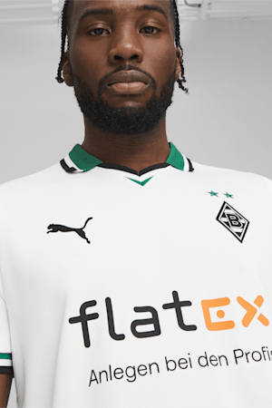 Borussia Mönchengladbach 23/24 Home Jersey Men, PUMA White-Power Green, extralarge-GBR