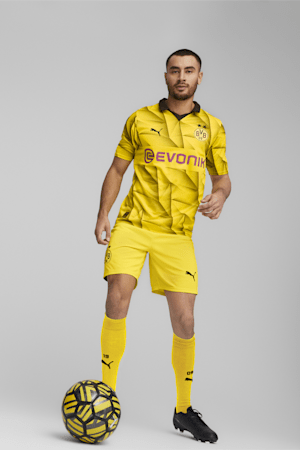 Borussia Dortmund 23/24 Men's Third Jersey, Cyber Yellow-PUMA Black, extralarge-GBR