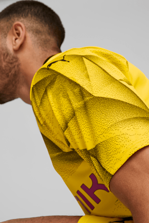 Troisième maillot pour hommes Borussia Dortmund 23/24, Cyber Yellow-PUMA Black, extralarge