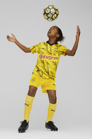 Borussia Dortmund 23/24 Youth Third Jersey, Cyber Yellow-PUMA Black, extralarge-GBR